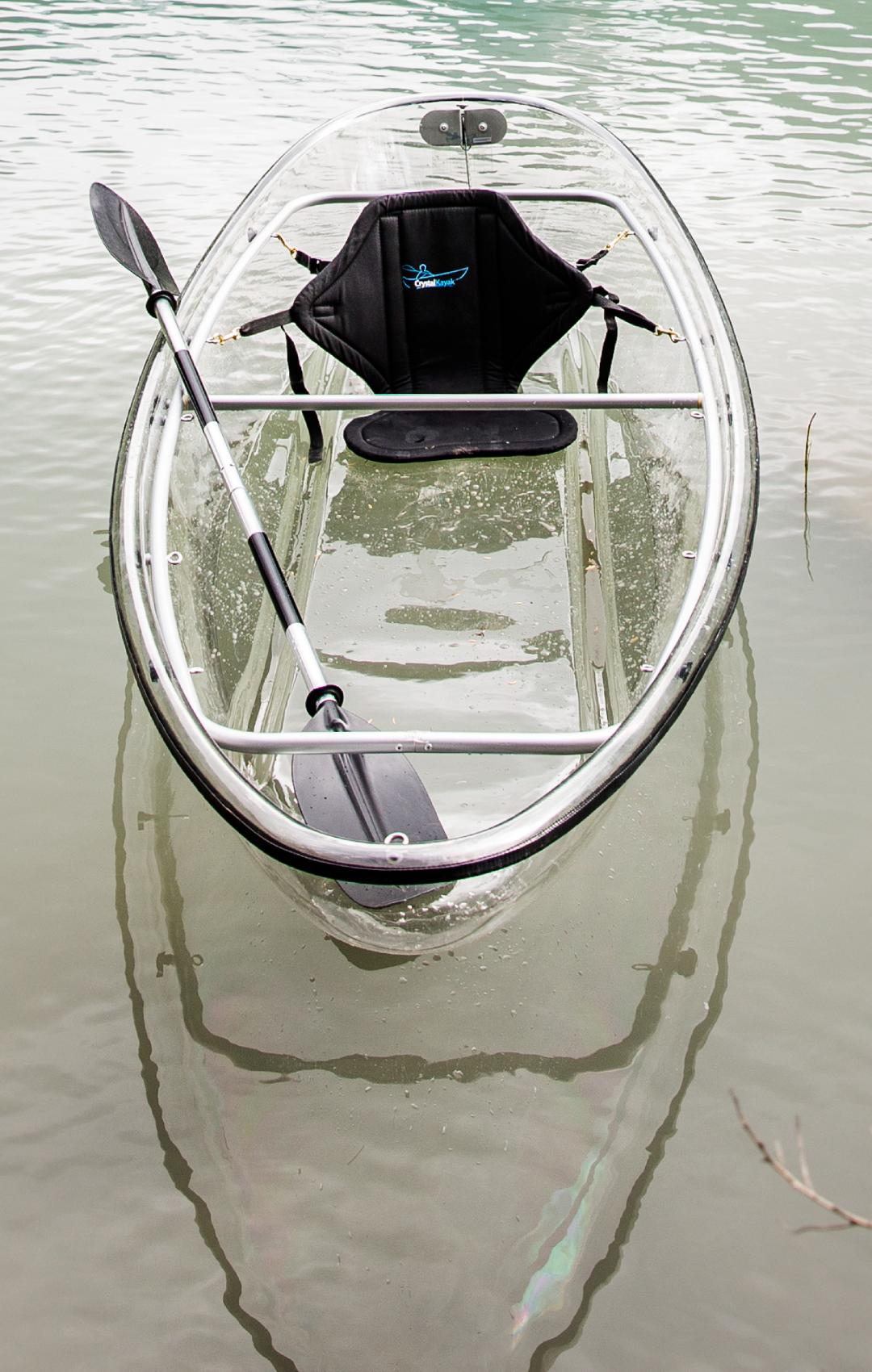 Set of Two (2) Original Crystal Kayaks® #1 Rated Fully Transparent Kayak / Canoe for 1-2 People.