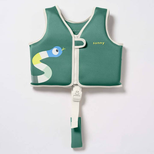 Sunnylife - Wholesale Beach Accessories - Float Vest 2-3 Into the Jungle Green1