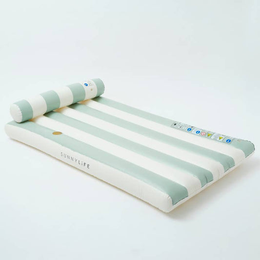 Sunnylife - Wholesale Inflatables - Luxe Lilo Green Stripe1