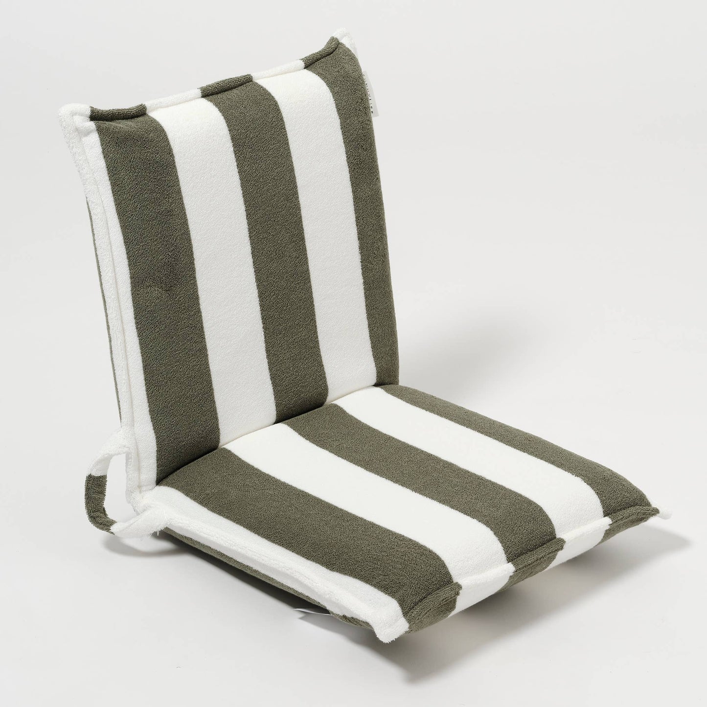 Sunnylife - Wholesale Beach Accessories - Terry Travel Lounger The Vacay Olive Stripe