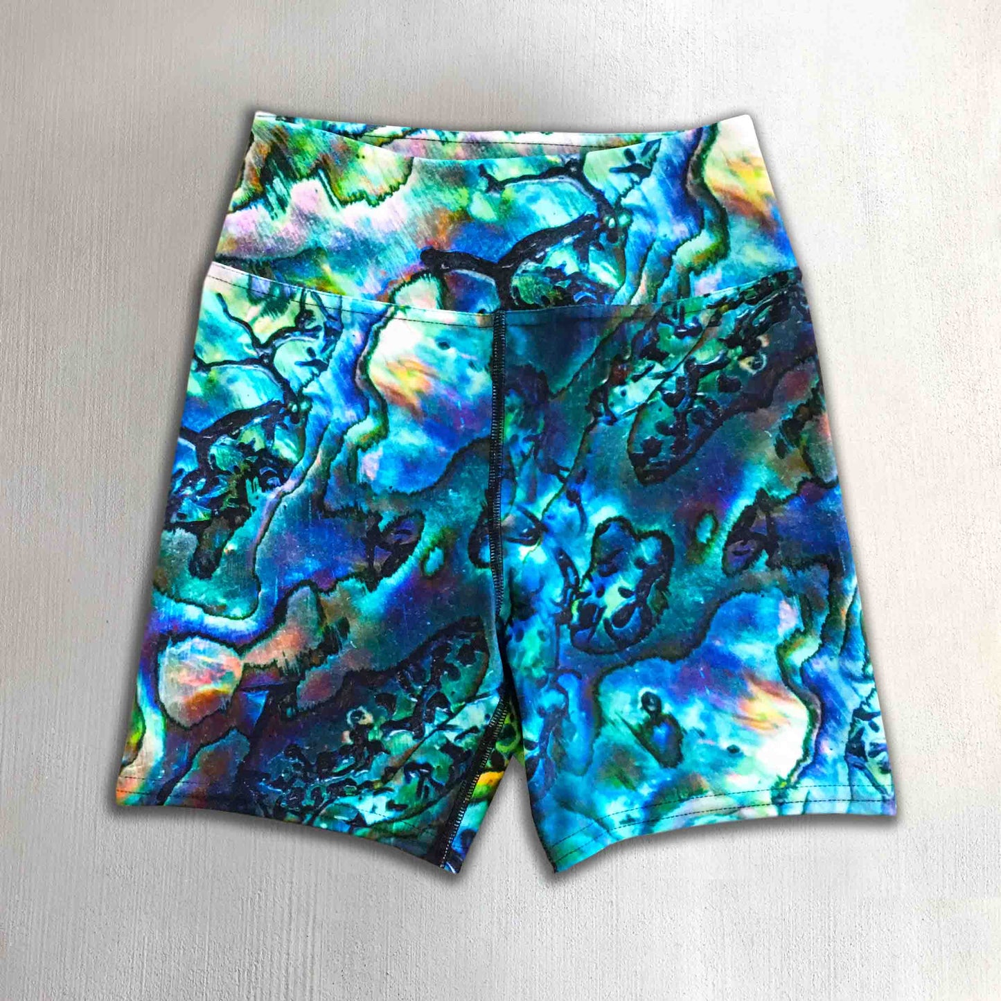 Abalone Yoga Shorts by Cape Cali
