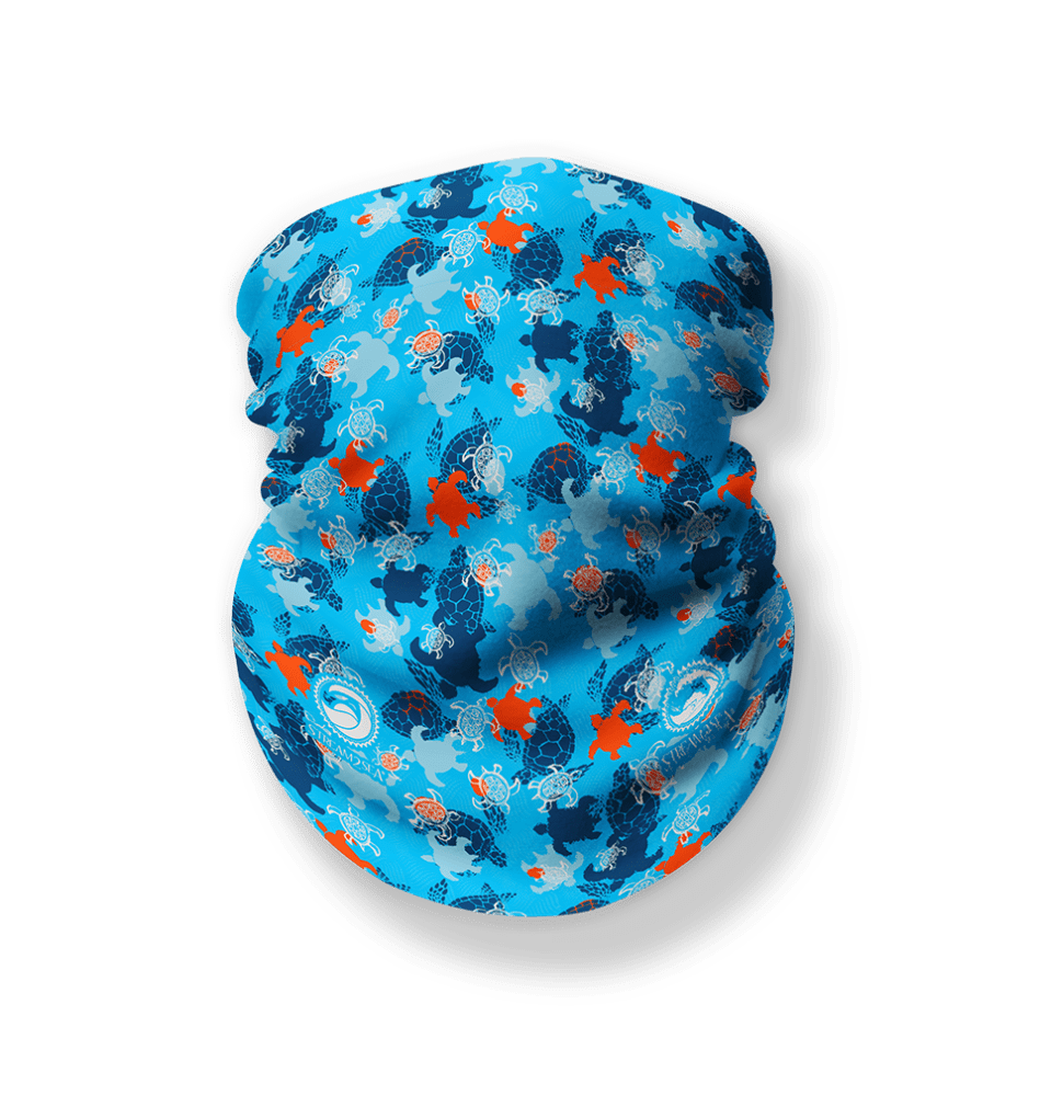 Turtles Neck Gaiter Face Scarf