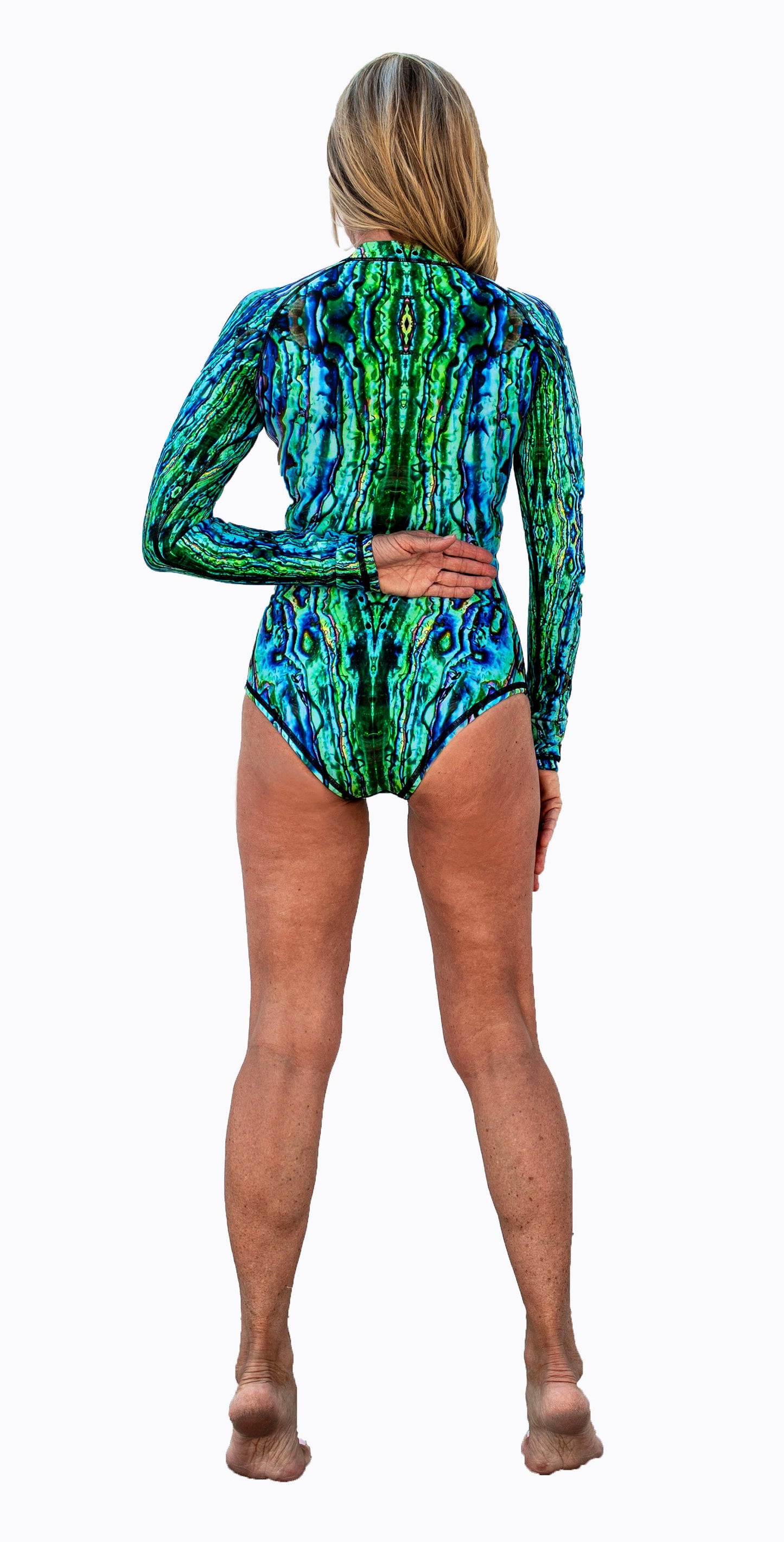 SlipIns 2mm UPF Springsuit - Green Abalone