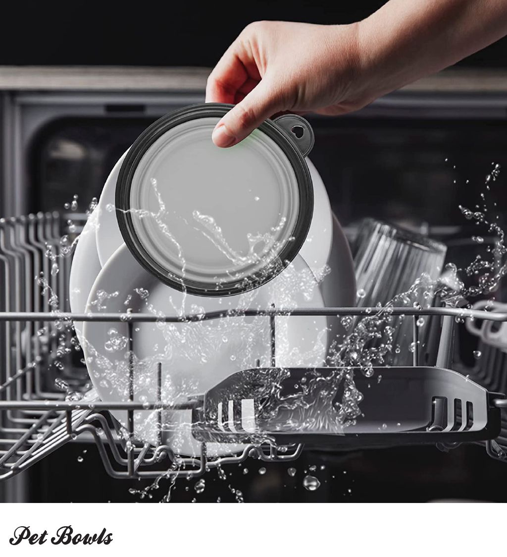 Pink Collapsible Pet Bowl