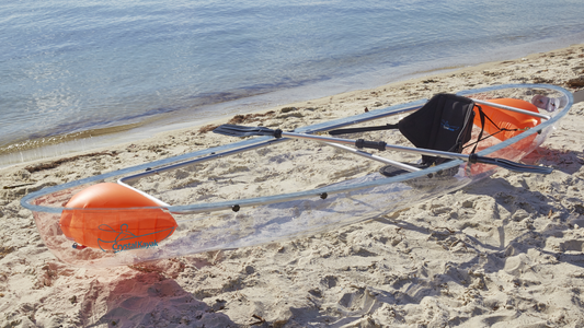 The Crystal Kayak® E-Series - Fully Transparent Kayak