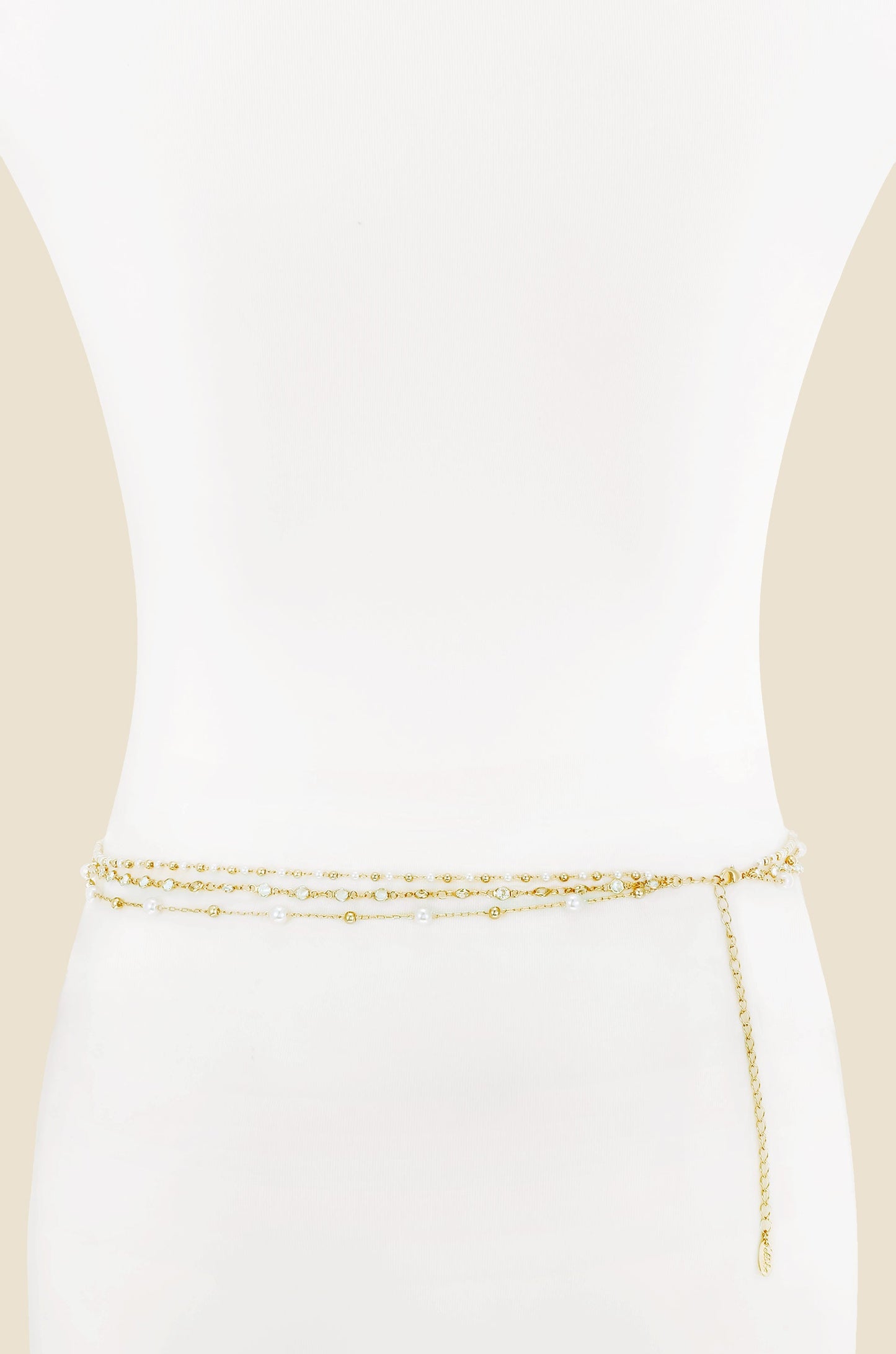 Extended Vacation Pearl Body Chain