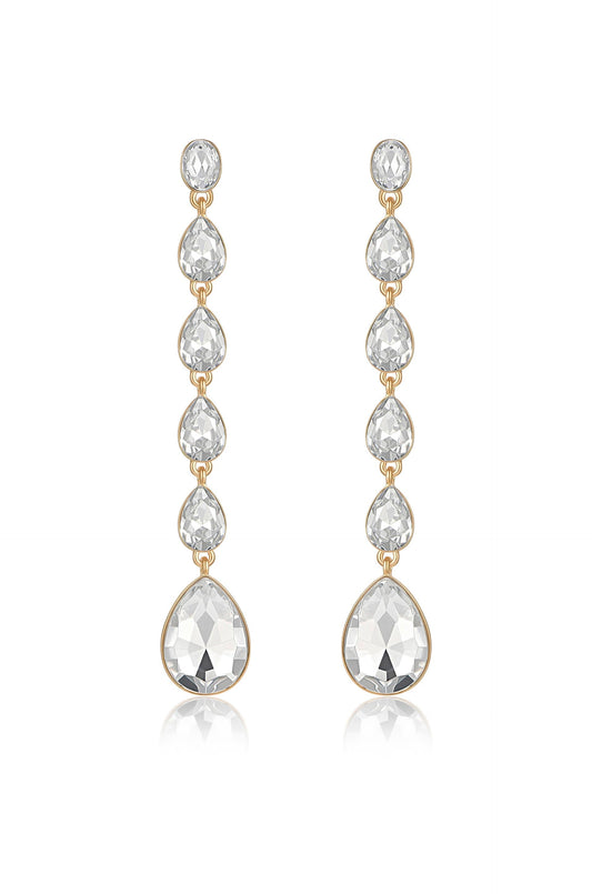 Crystallized Drop Earrings