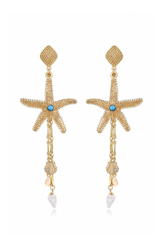Starfish Seeker Drop Earrings