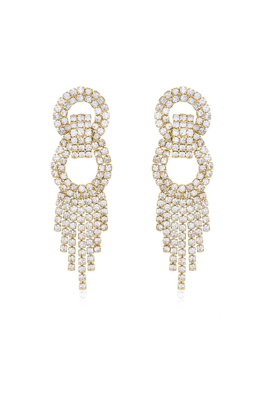 Crystal Gatsby Statement Earrings