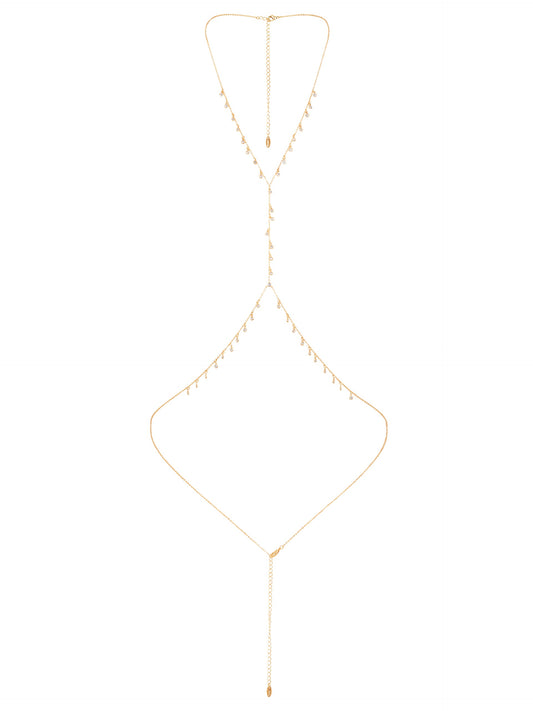 Crystal Fringe Body Chain