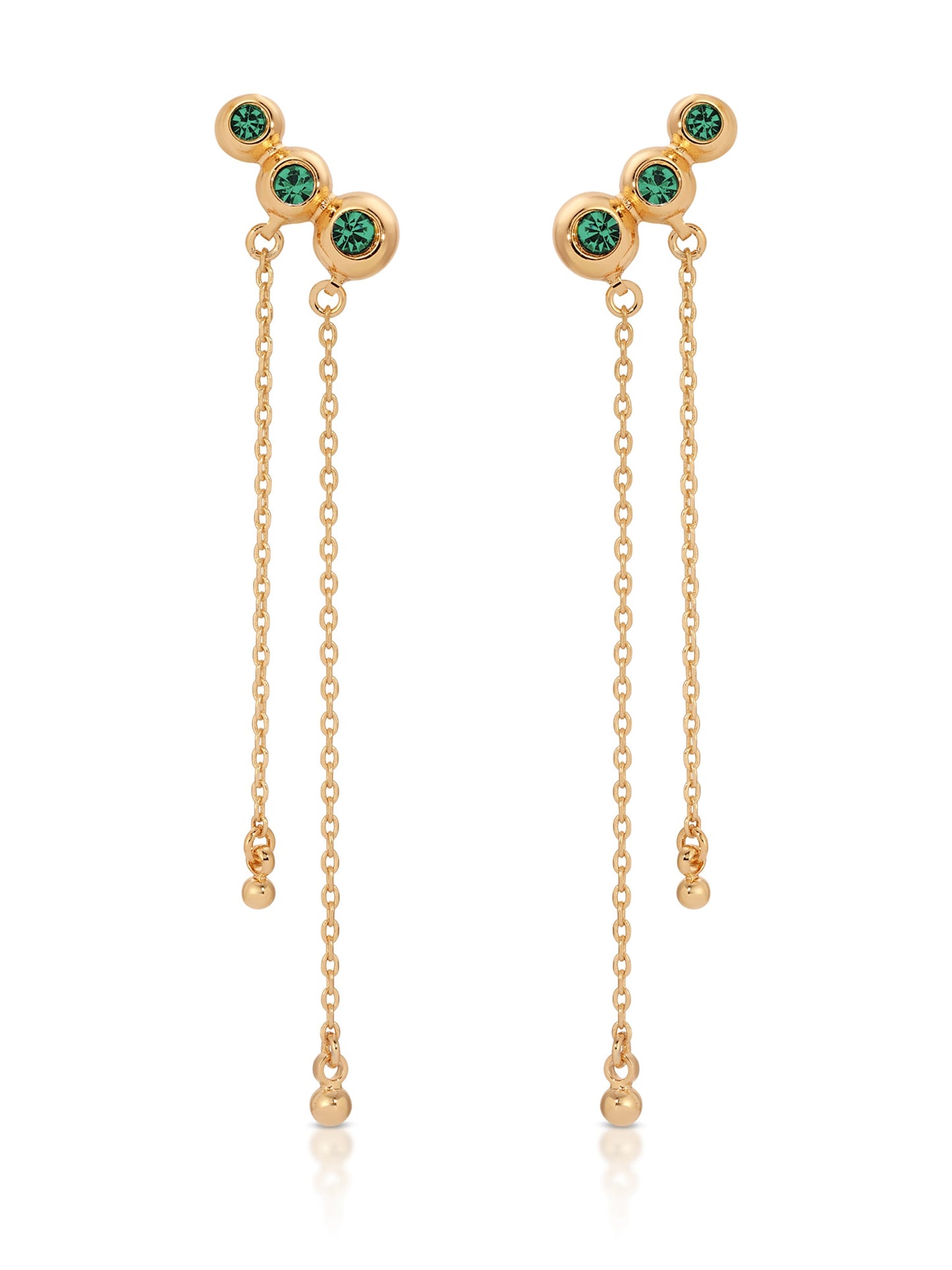 Emerald City Waterfall Earrings