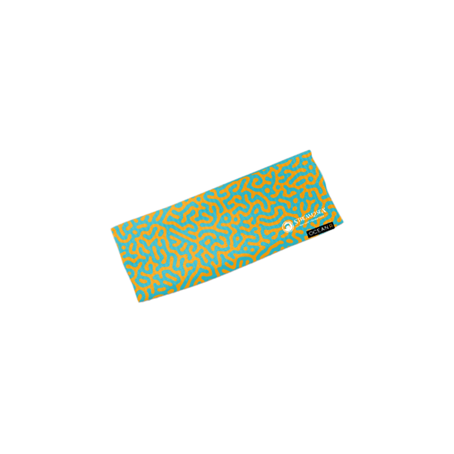 Adult Head Band - Yellow Brain Coral
