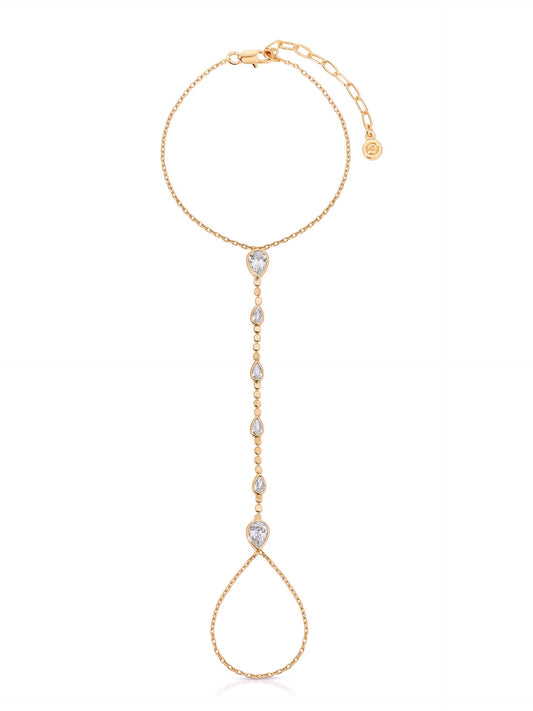 Dripping Crystal Hand Chain