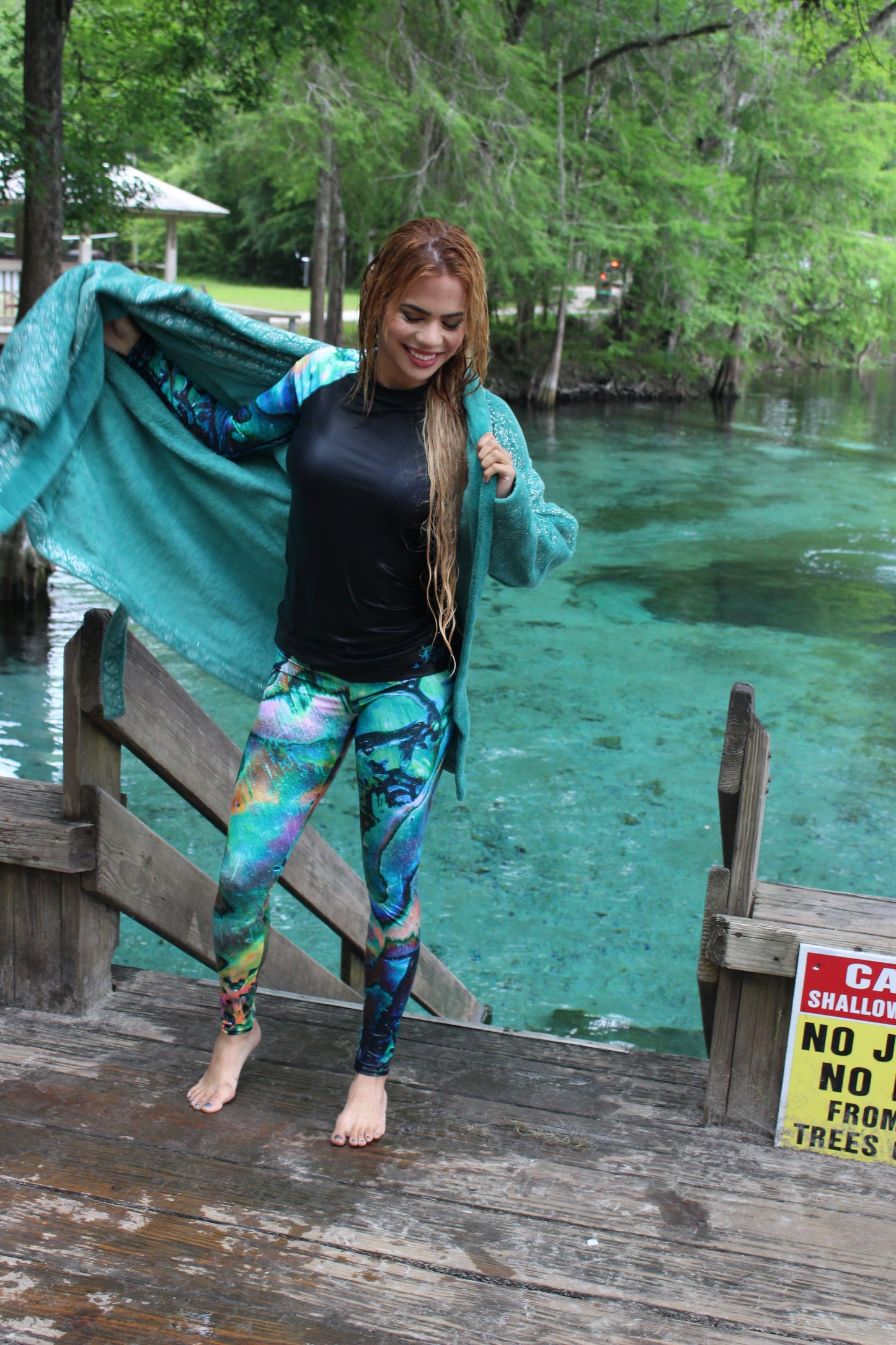 Abalone Mermaid Dive & Snorkel Leggings