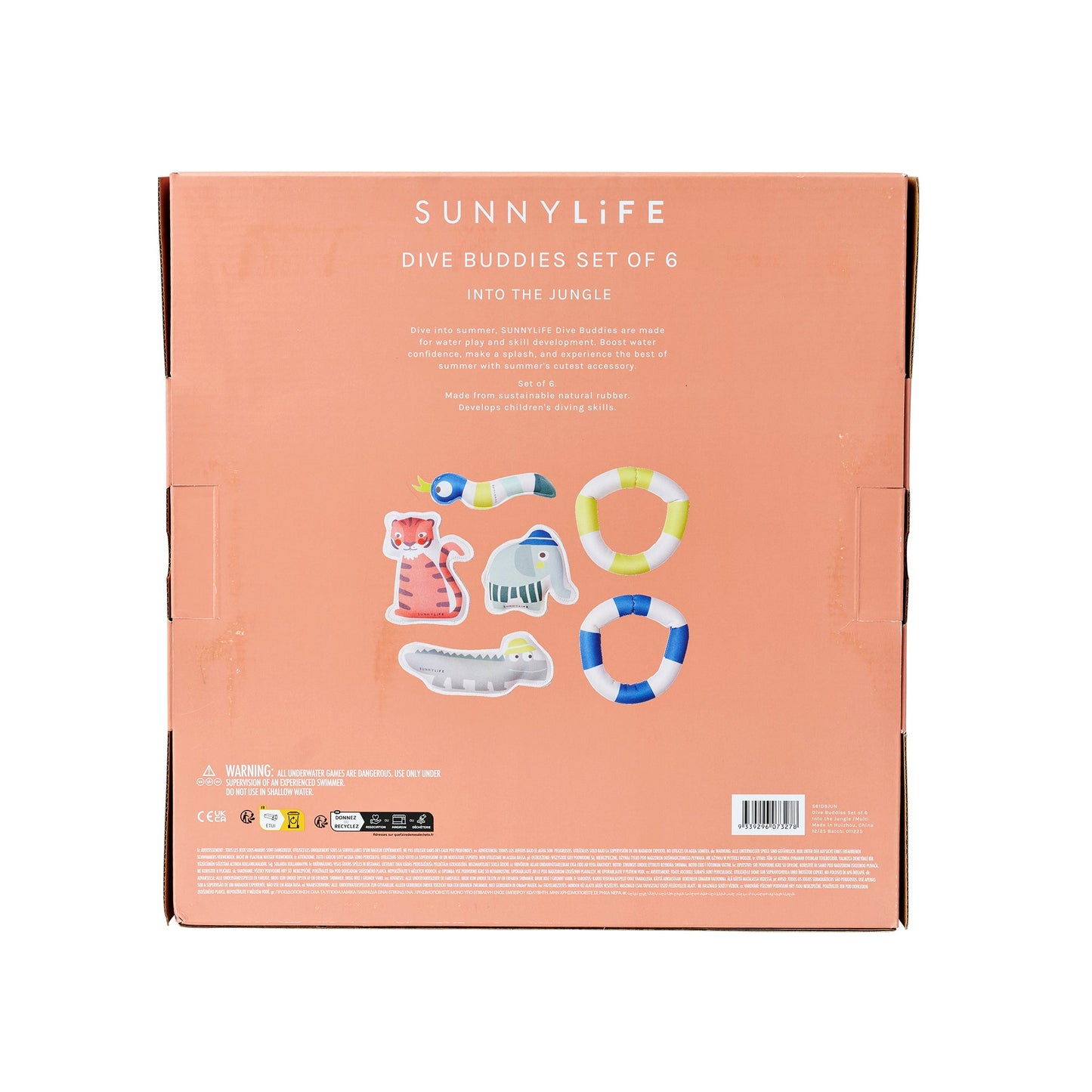 Dive Buddies - Into the Jungle Set of 6