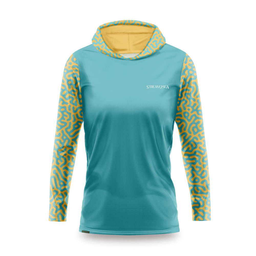 Hooded Tec Tee Women (Teal)