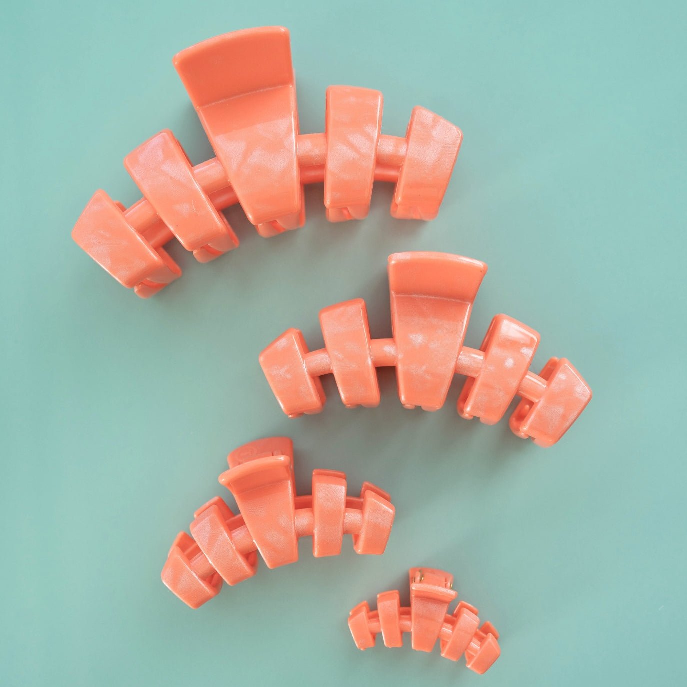 Classic Dreamsicle Tiny Claw Clip
