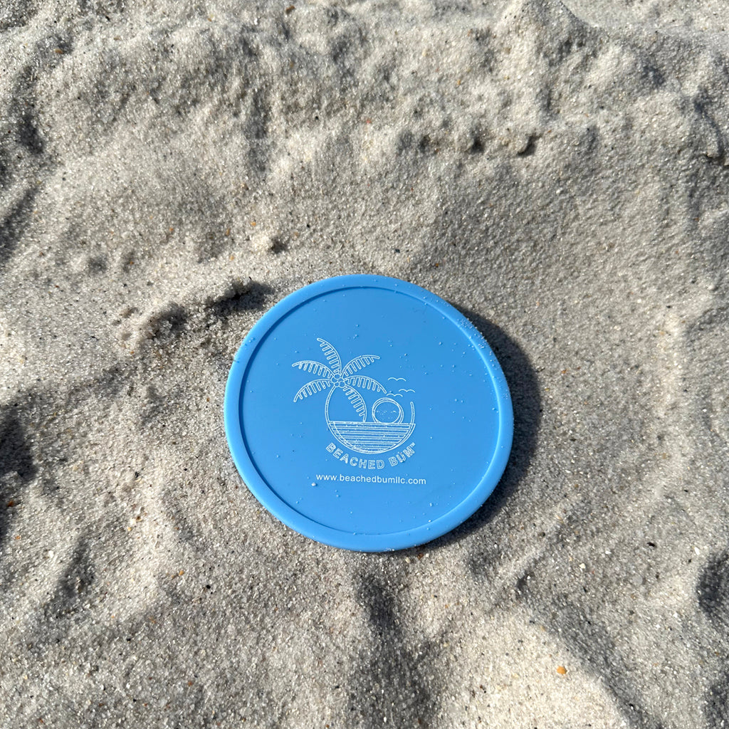 Silicone Coasters - Ocean Blue - 2 Pack