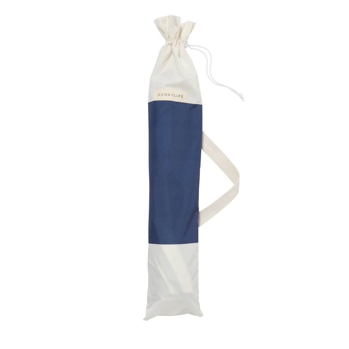 Compact Beach Umbrella - Marine Stripe