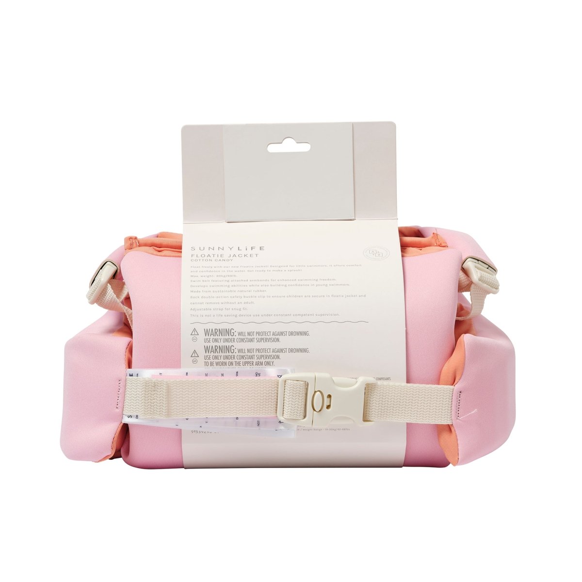 Floatie Jacket 3-6 - Cotton Candy Pink