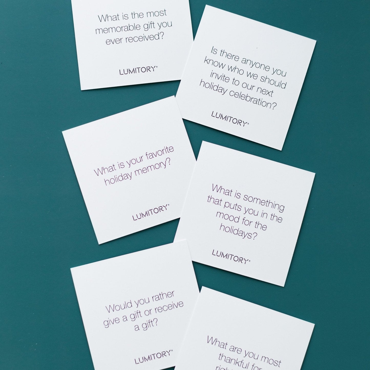 Holiday Conversation Cards