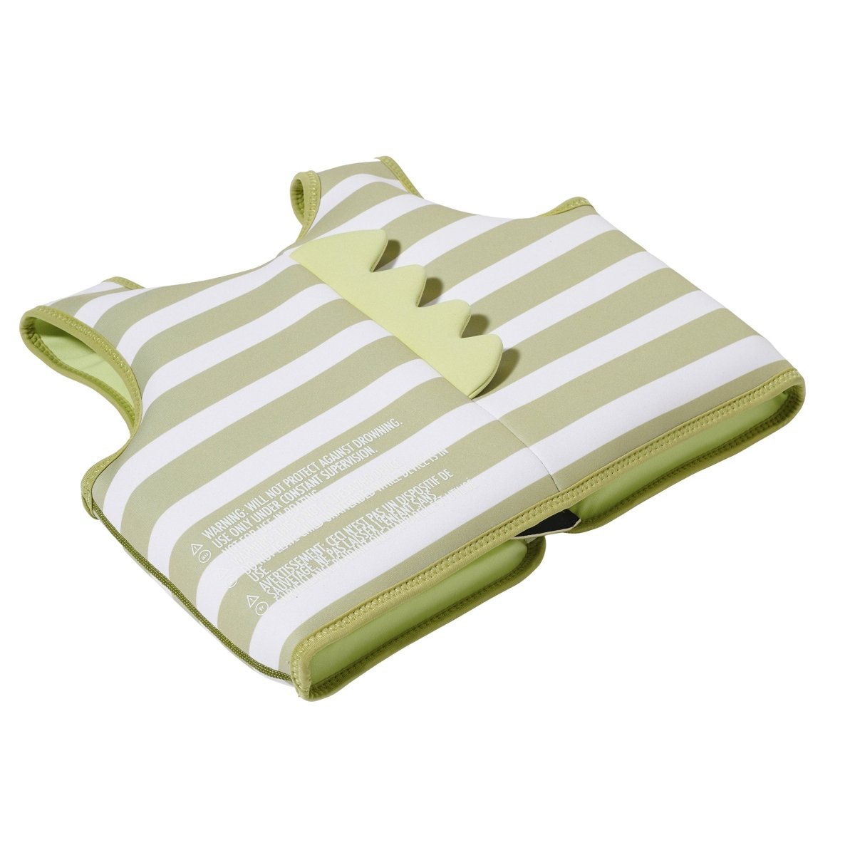 Kids Swim Vest 3-6 - Into the Wild Green Stripe