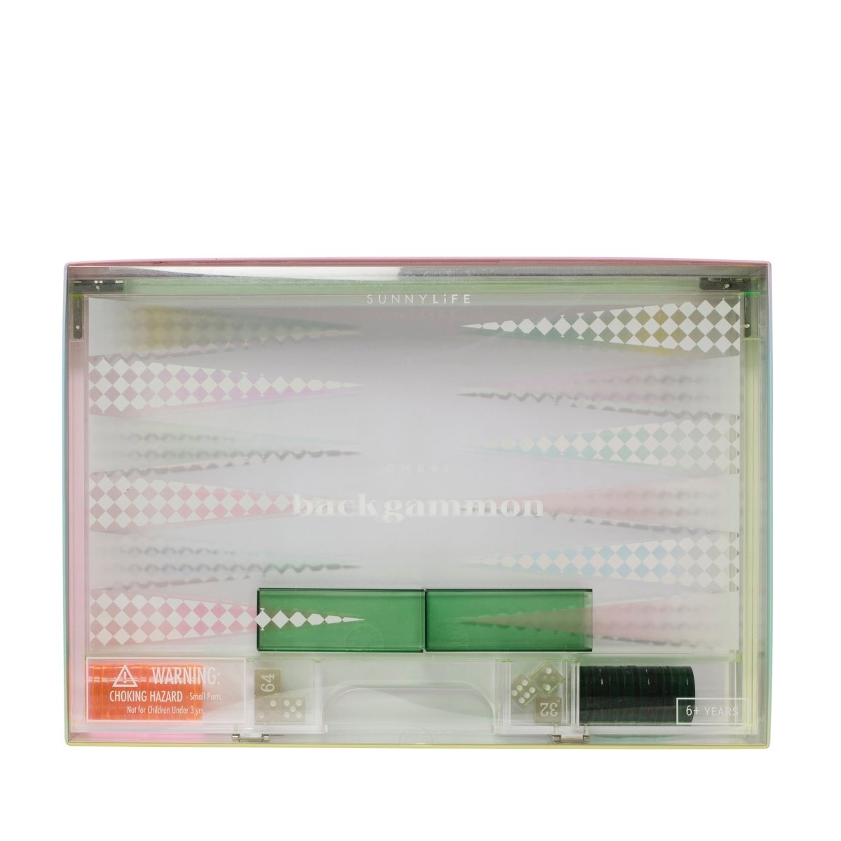Lucite Backgammon - Ombre