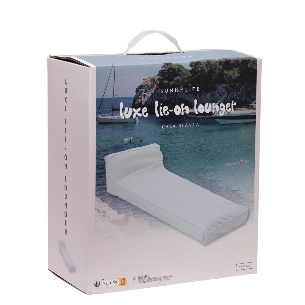 Luxe Lie-On Lounger - Casa Cream