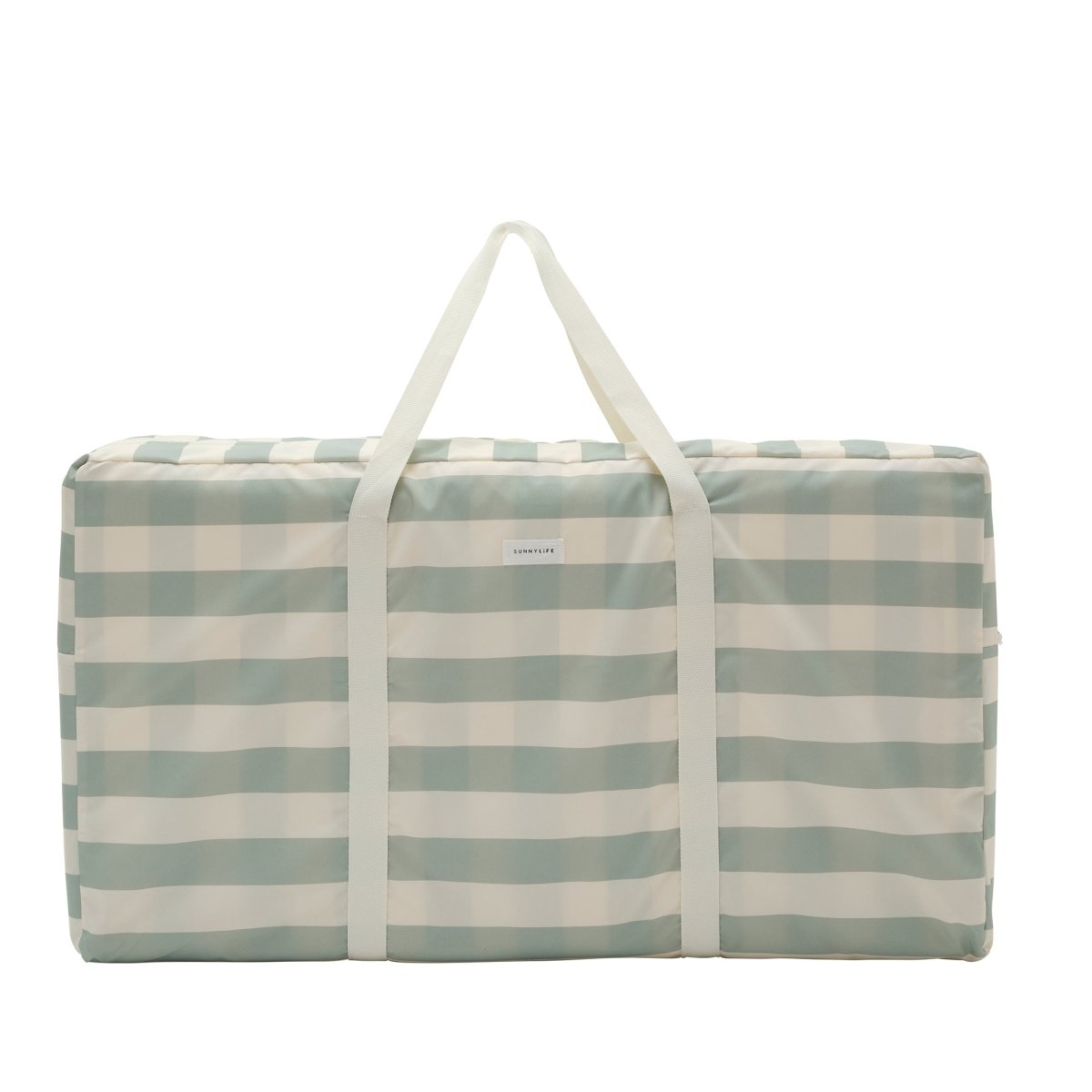 Luxe Lounger Chair - Sea Sage Stripe