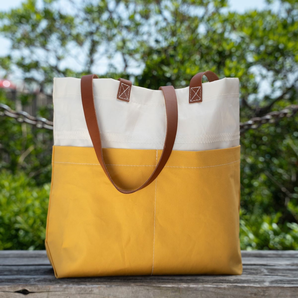 Golden Yellow Chebeague Market Tote