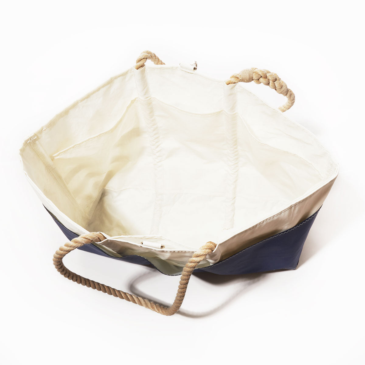 Breton Stripe Whale Ogunquit Beach Tote