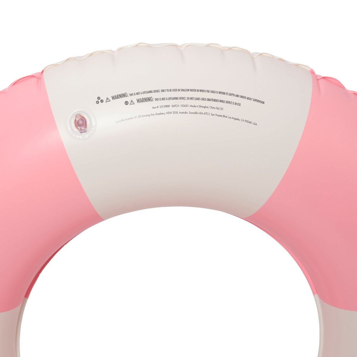 Slim Tube Pool Ring - Blush Stripe