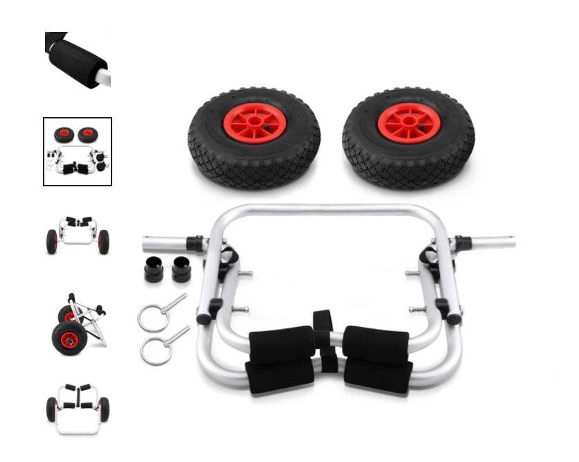 Crystal Kayak Beach Trolley - LUXUSFIT Luxury Exercise & Recovery Equipment