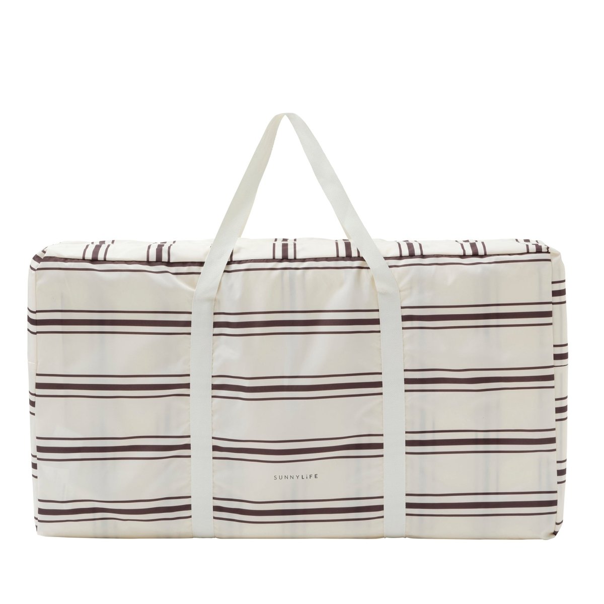 The Lounger Chair - Charcoal Stripe
