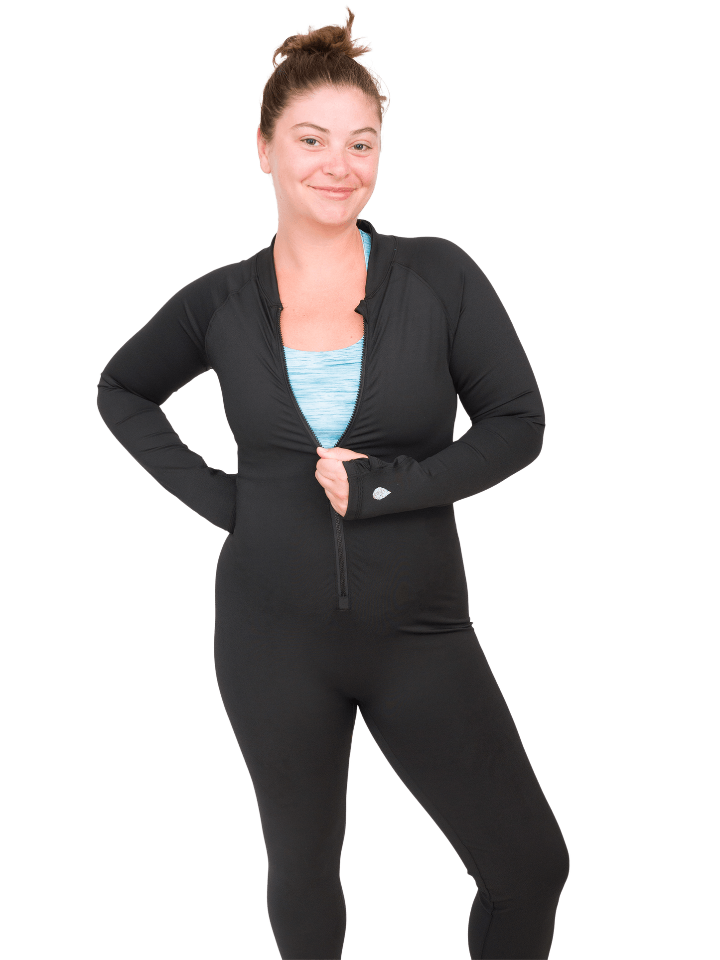 Black Circularity Full-Body Snorkel & Dive Skin | Sun Protection Suit