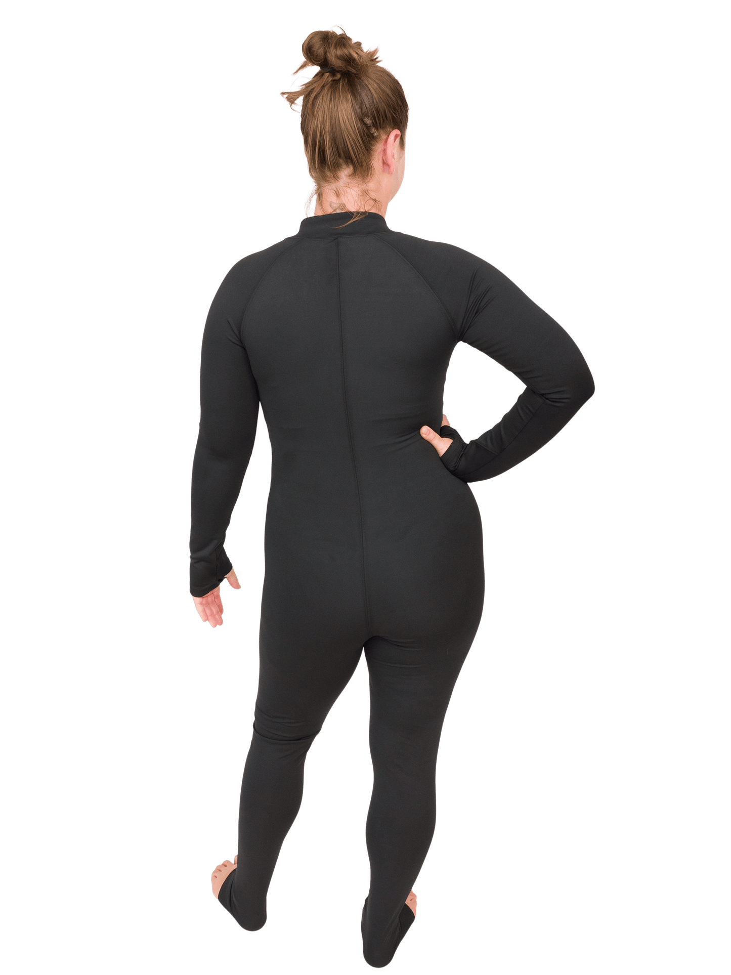 Black Circularity Full-Body Snorkel & Dive Skin | Sun Protection Suit