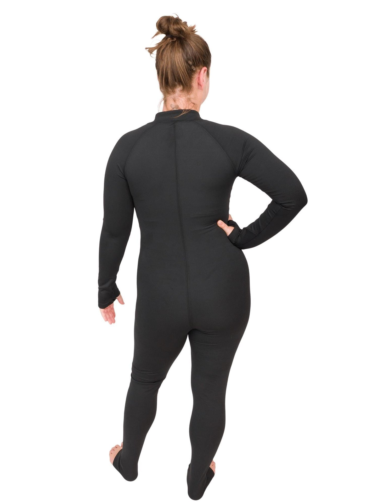 Black Circularity Full-Body Snorkel & Dive Skin | Sun Protection Suit