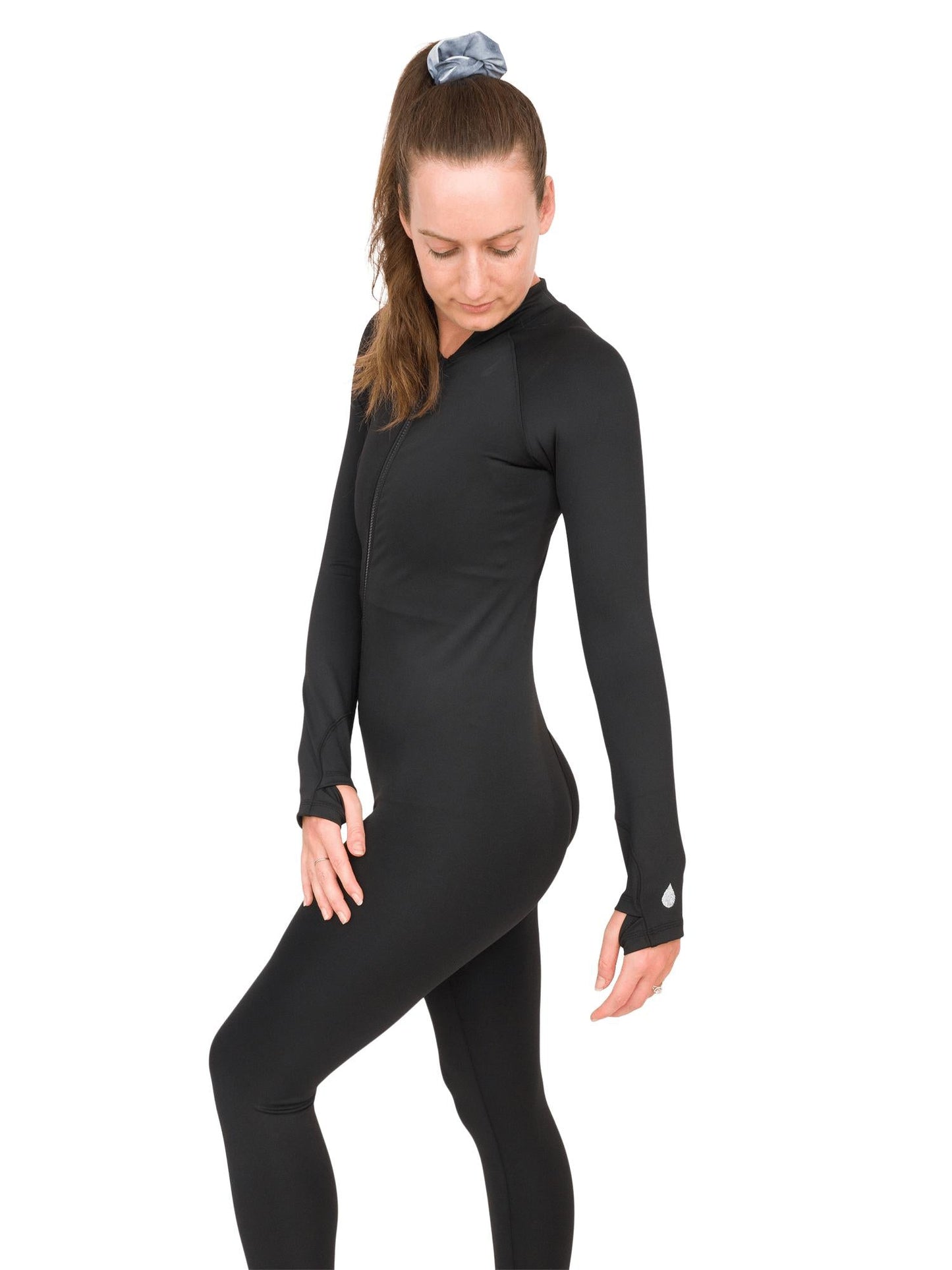 Black Circularity Full-Body Snorkel & Dive Skin | Sun Protection Suit