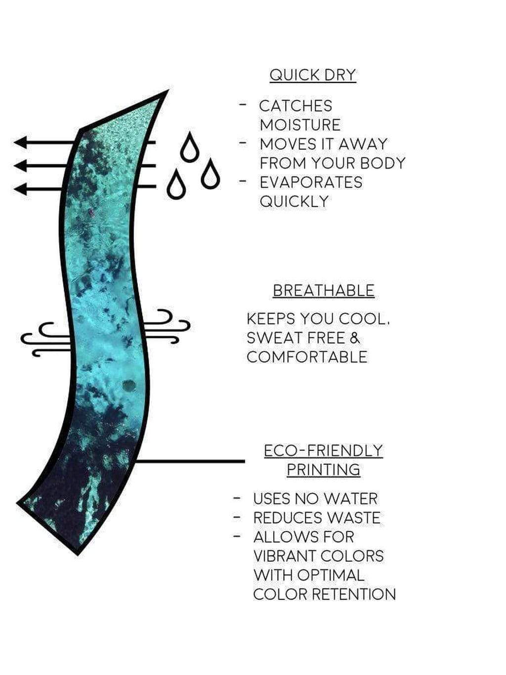 Fountain of Youth 4 Inch Dive & Snorkel Shorts