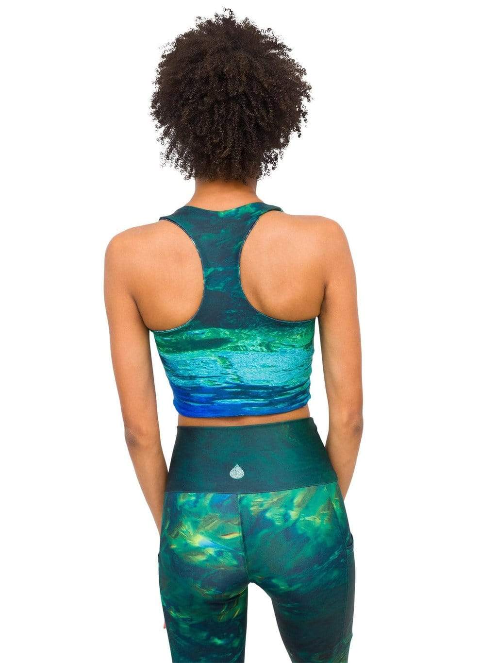 Fountain of Youth/Mermaid Camo Reversible Swim Top