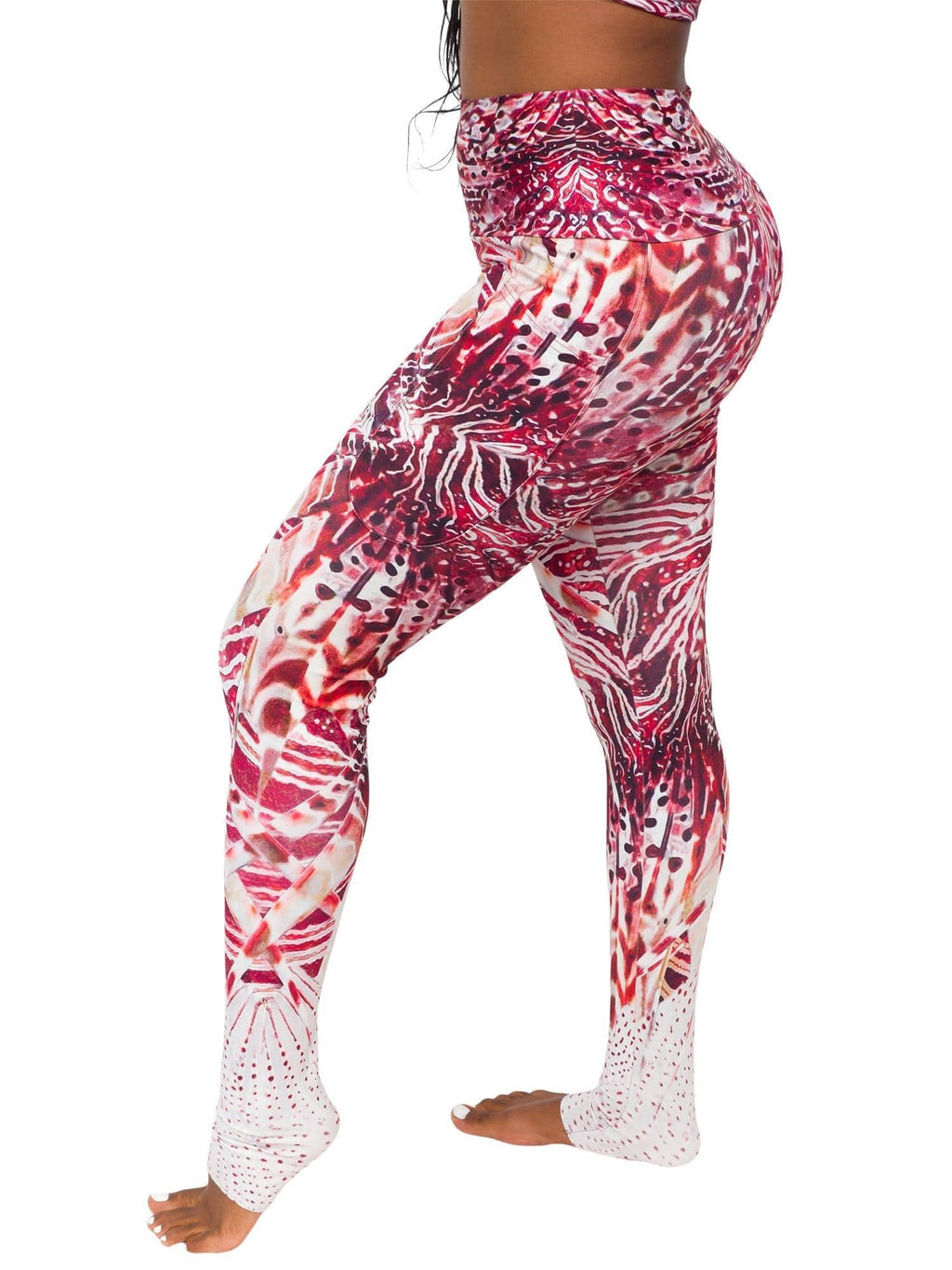 Invasive Lionfish Dive & Snorkel Leggings