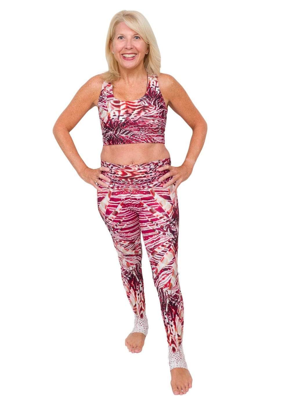 Invasive Lionfish Dive & Snorkel Leggings