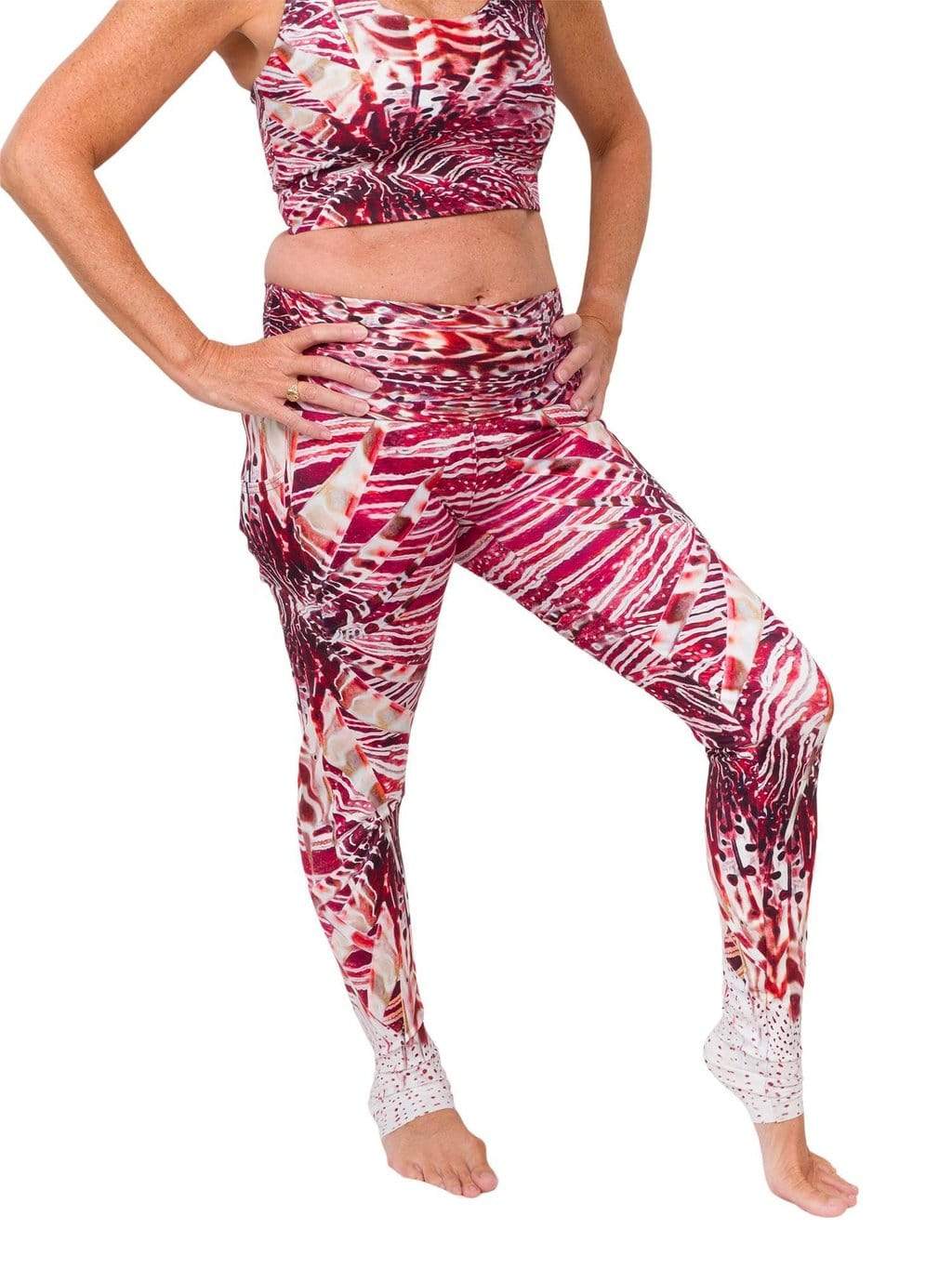 Invasive Lionfish Dive & Snorkel Leggings