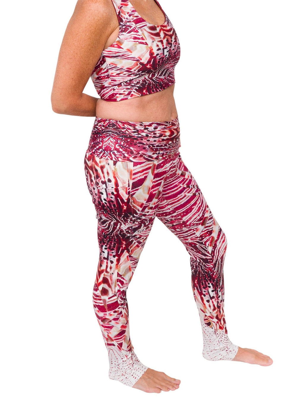 Invasive Lionfish Dive & Snorkel Leggings