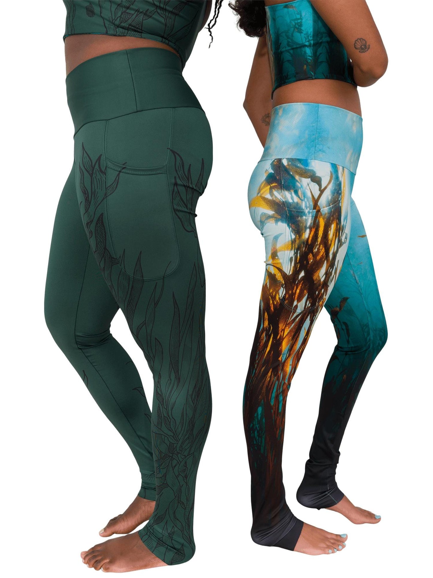 Kelp Line Art Leggings