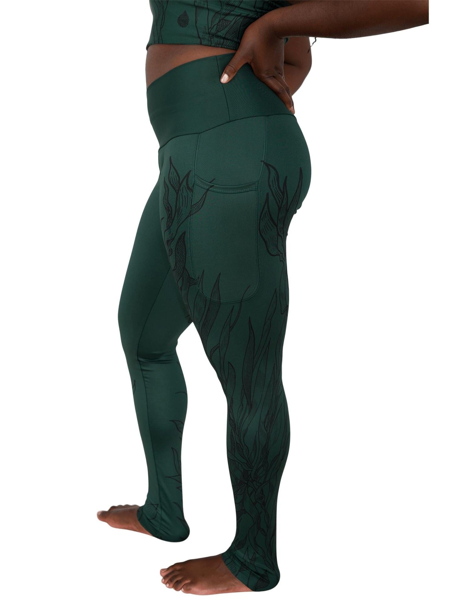 Kelp Line Art Leggings