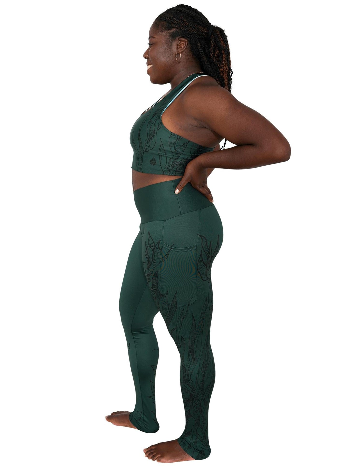 Kelp Line Art Leggings