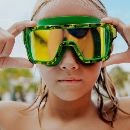 Special Ops Guerilla Green Kids’ Swim Goggles