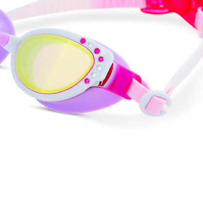 Miss Lux in Diamond Girl Kids' Swim Goggles