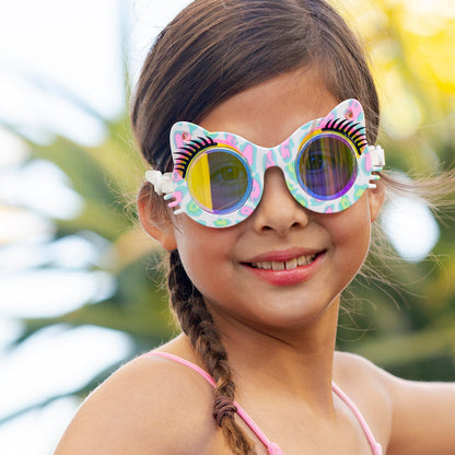 Gem Spots Savvy Cat Kids' Swim Goggles